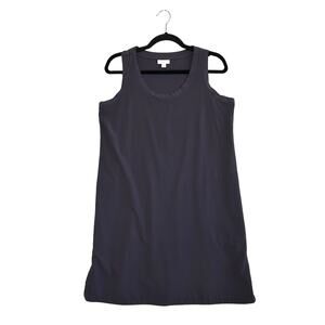 J. Jill Fit Sleeveless Scoop Neck Sporty Dress Women's Sz S Plum Purple Stretch
